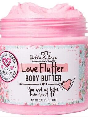 Bella And Bear Love Flutter Body Butter New